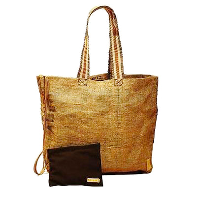 Julia Vintage Burlap Tote
